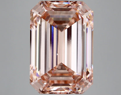 Intense Pink 10 Carat Emerald Cut - VS2 | Loose Lab Grown Diamond for Engagement Ring | IGI Certified