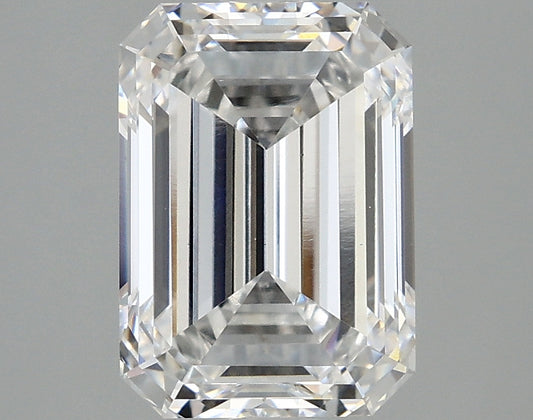 D [Colourless] - VVS2 - 3 Carat Emerald Cut | Loose Lab Grown Diamond for Engagement Ring | IGI Certified