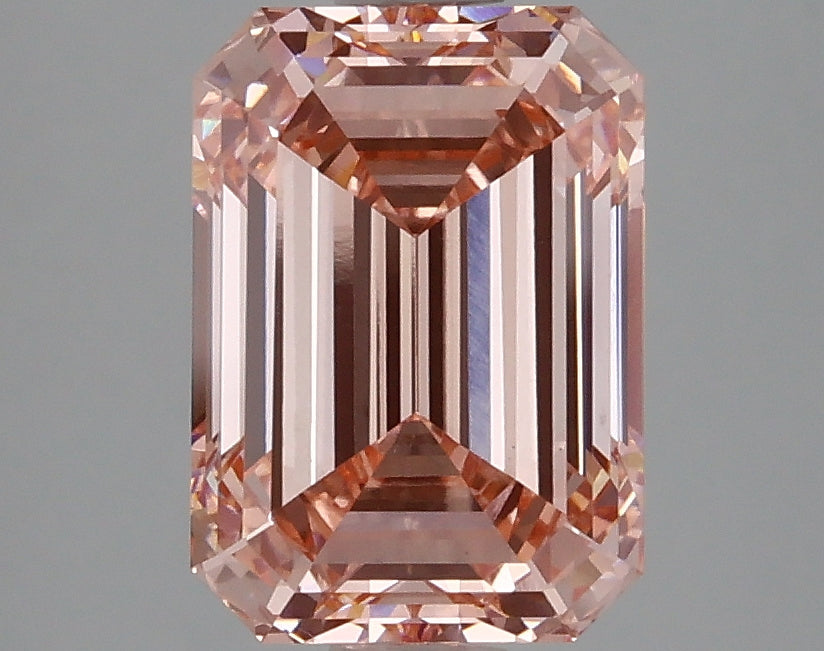 Intense Pink 2.9 Carat Emerald Cut - VVS2 | Loose Lab Grown Diamond for Engagement Ring | IGI Certified Aura Diamonds