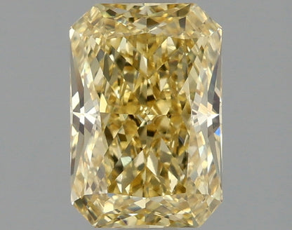 Intense Yellow 1.5 Carat Radiant Cut - VVS1 | Loose Lab Grown Diamond for Engagement Ring | IGI Certified