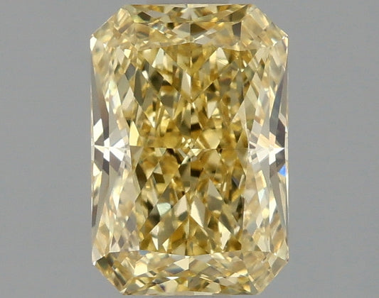 Intense Yellow 1.5 Carat Radiant Cut - VVS1 | Loose Lab Grown Diamond for Engagement Ring | IGI Certified