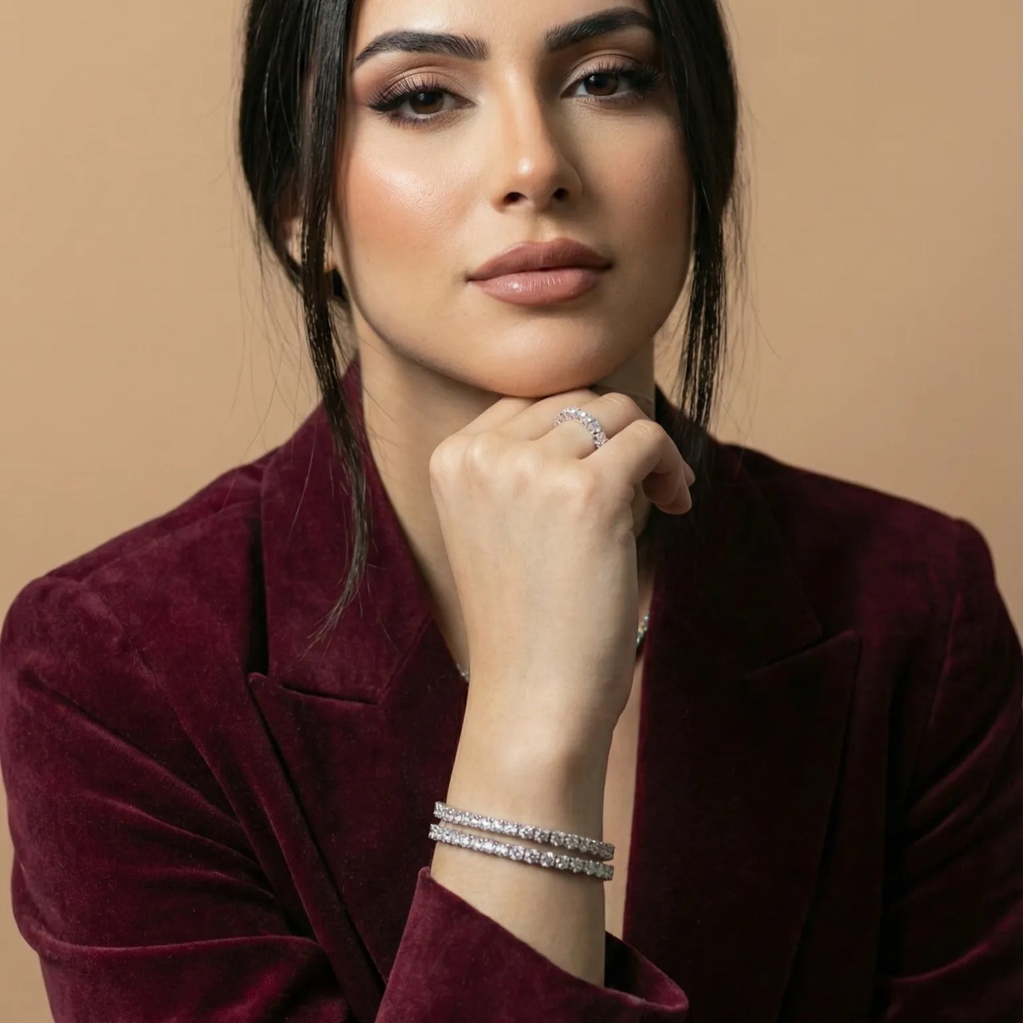 Aura Luxury Tennis Bracelet -Limited Edition- Sparkling VVS Moissanite