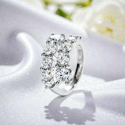 4.2 Carat Weight Vera Moissanite Ring