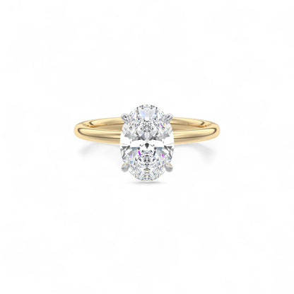 Selena Oval Diamond Solitaire Diamond Ring