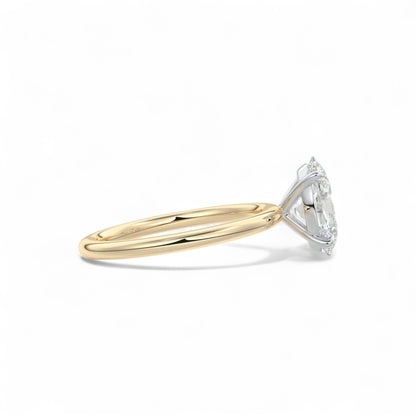 Selena Oval Diamond Solitaire Diamond Ring