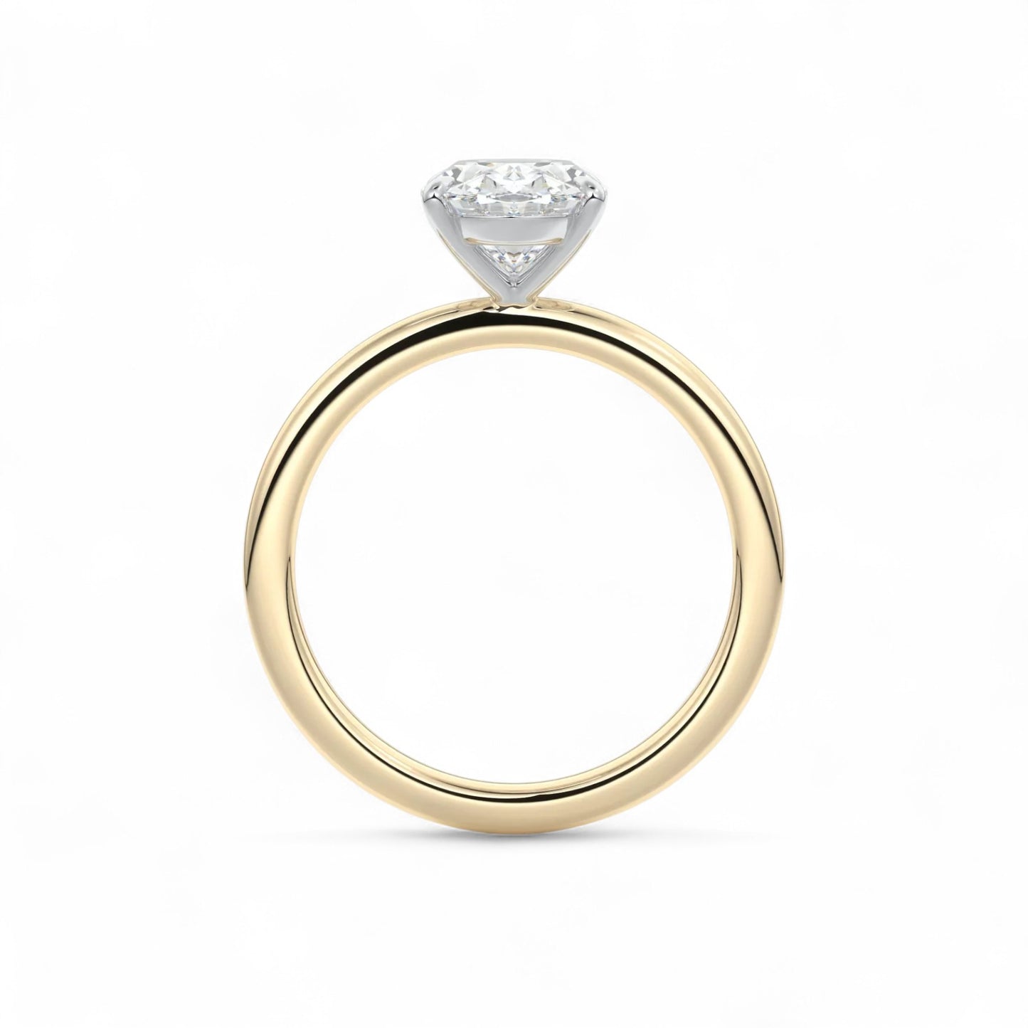 Selena Oval Diamond Solitaire Diamond Ring