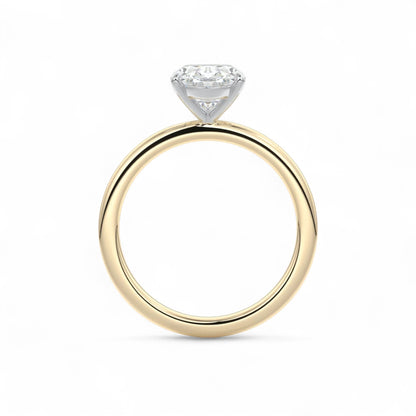 Selena Oval Diamond Solitaire Diamond Ring